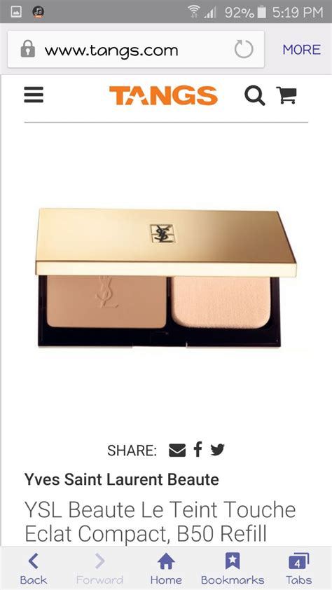 yves saint laurent beauté le teint touche eclat compact|touche eclat colour chart.